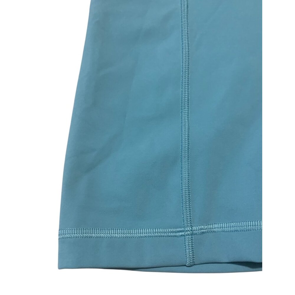 LULULEMON Utility Blue Wunder Under Train High-Rise Pocket 6" Spandex Shorts 6 - Picture 4 of 8